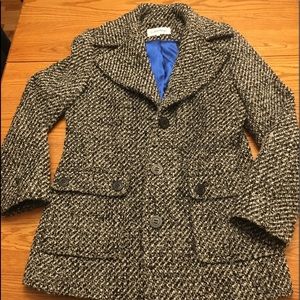 Calvin Klein Tweed Short Coat